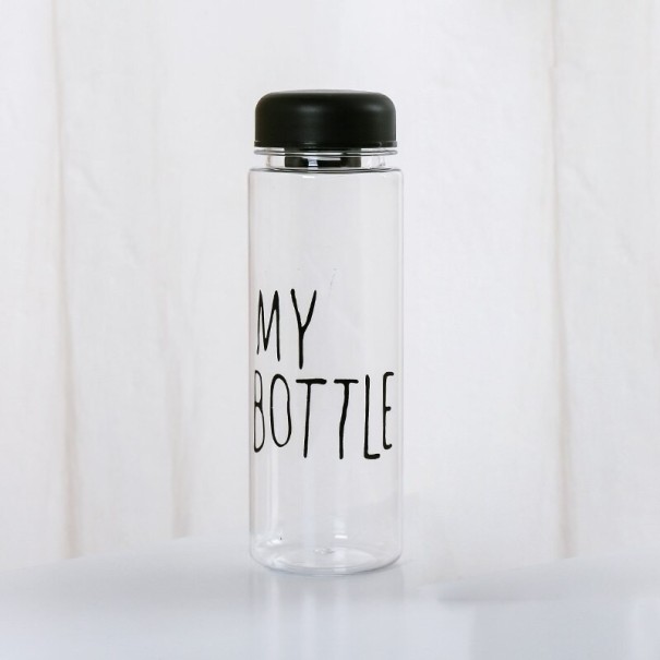 Reiseflasche mit Aufschrift C188 schwarz 2