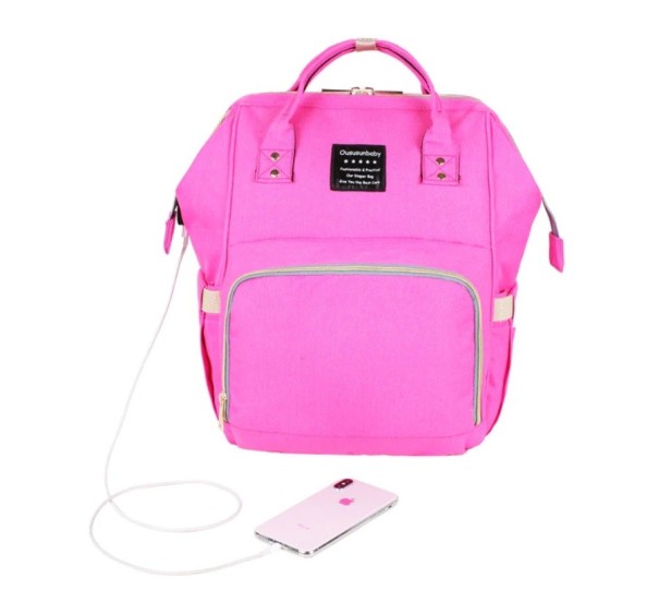 Reiserucksack für Mütter rosa