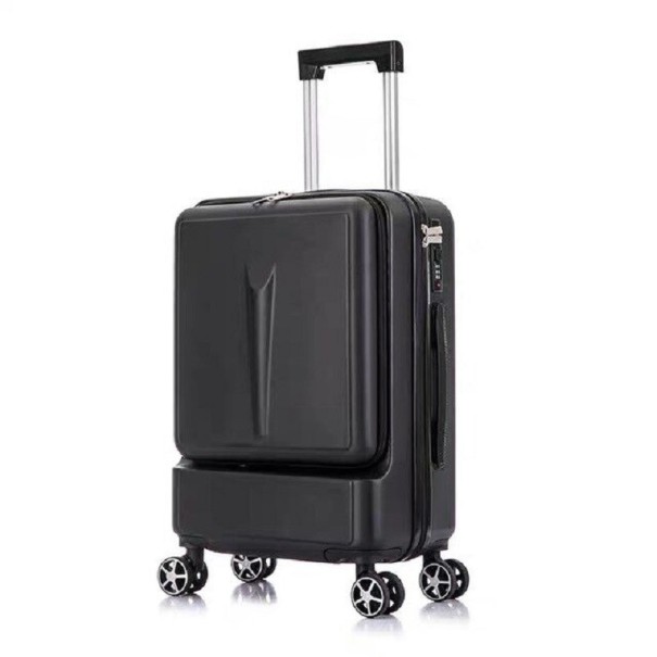 Reiskoffer op wielen T1160 zwart S
