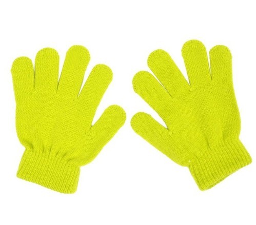 Rękawiczki dziecięce bez palców J3035 żółty