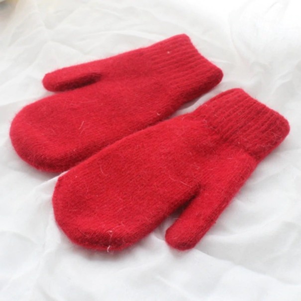 Rękawiczki zimowe damskie J3020 czerwony