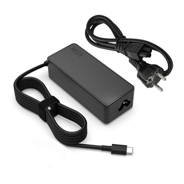 Reletech 65W USB-C Fast Charger for Lenovo HP Dell Asus Acer Chromebook Yoga Power Adapter Type C EU Plug 1