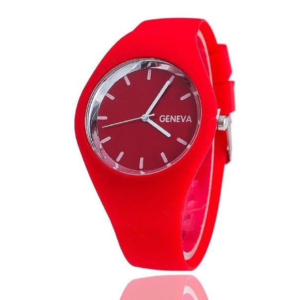 Relógio de Senhora E2484 vermelho