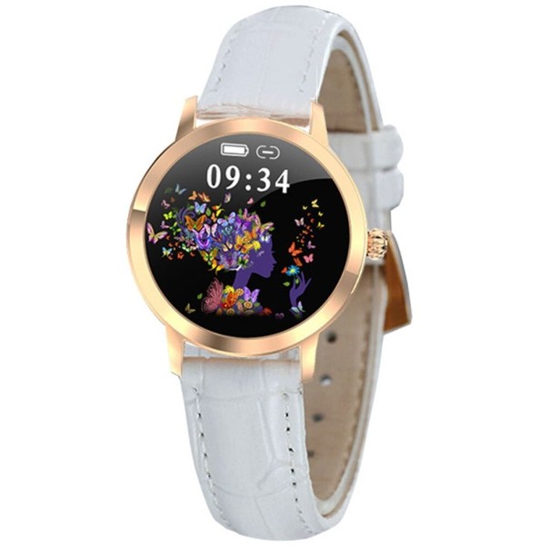 Relógios inteligentes femininos K1275 branco 2