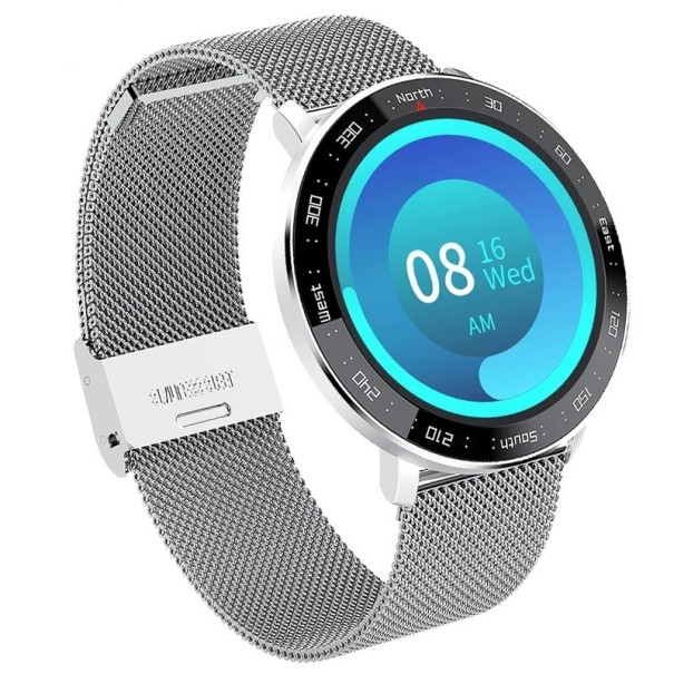 Relógios inteligentes para homem K1471 prateado