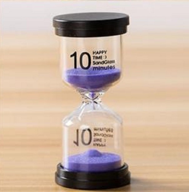Reloj de arena de mesa morado 4