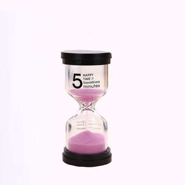 Reloj de arena de mesa rosa 4