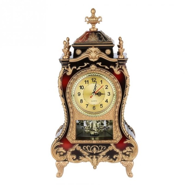 Reloj de mesa G1882 marrón oscuro