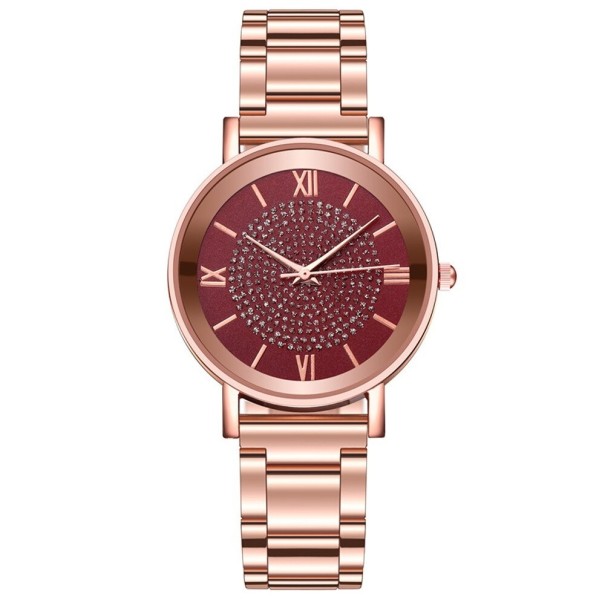 Reloj de mujer T1583 rojo oscuro