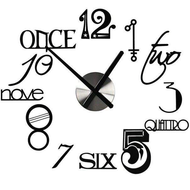 Reloj de pared autoadhesivo G1835 80 cm