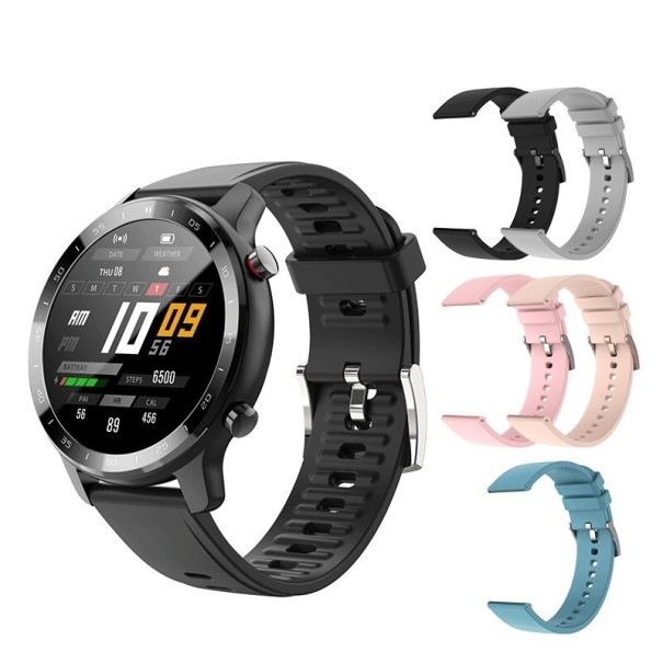Reloj inteligente con 5 correas intercambiables K1230 negro