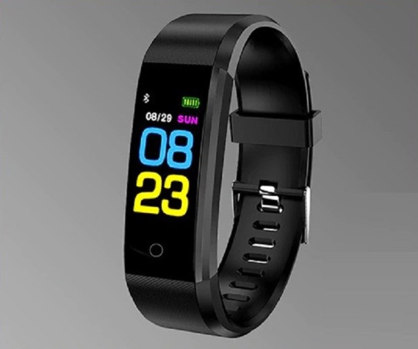 Reloj inteligente de fitness para niños negro