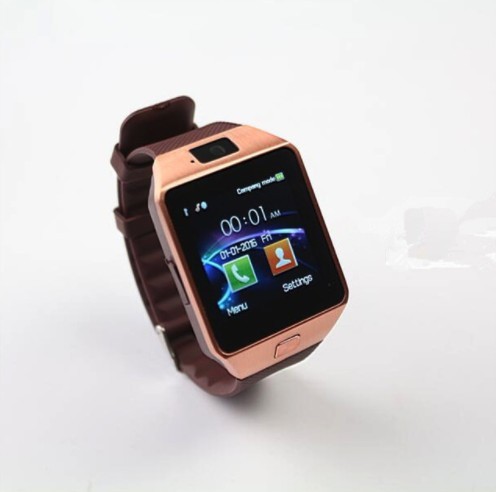 Reloj inteligente DZ09 J2542 dorado