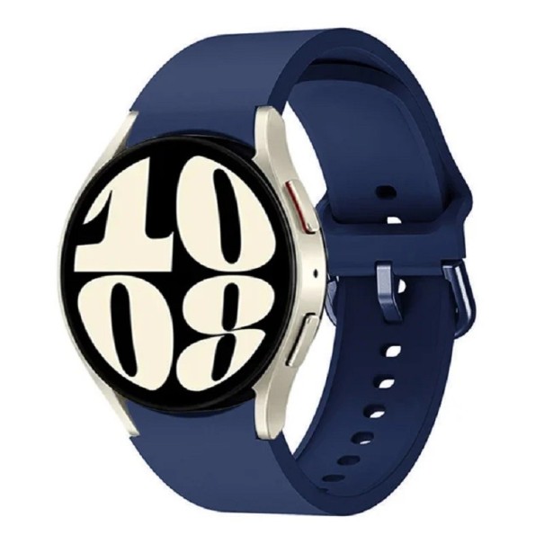 Remienok na hodinky Samsung Galaxy Watch 6 Classic 43 mm 47 mm Gumový remienok na hodinky tmavo modrá