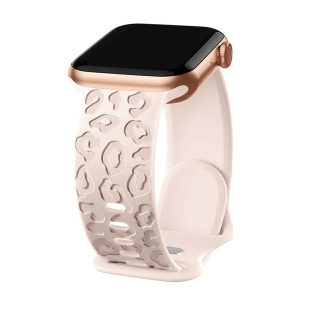 Remienok pre Apple Watch S10 46 mm a Apple Watch 42 mm 44 mm 45 mm 49 mm Silikónový pohodlný pás Flexibilný odolný remienok na chytré ružová