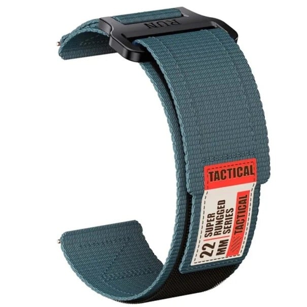 Řemínek na hodinky 22 mm pro Garmin S40 Vivomove HR Vivoactive 3 Venu Venu SQ Forerunner 55 245 645 Music Move 3 Move Luxe Nylonový univerzální pásek modrá