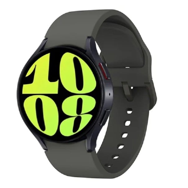 Řemínek na hodinky Samsung Galaxy Watch 4 40 mm 44 mm Gumový řemínek na hodinky tmavě šedá