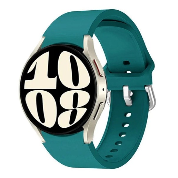 Řemínek na hodinky Samsung Galaxy Watch 4 Classic 42 mm 46 mm Gumový řemínek na hodinky olivová