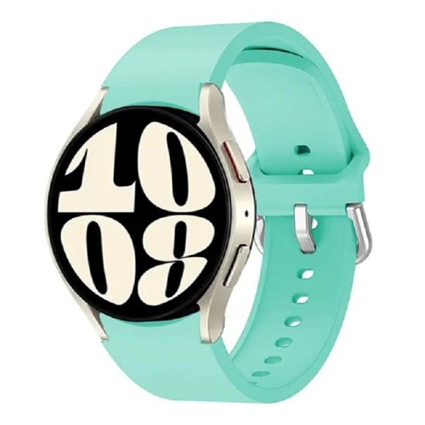 Řemínek na hodinky Samsung Galaxy Watch 4 Classic 42 mm 46 mm Gumový řemínek na hodinky světle zelená