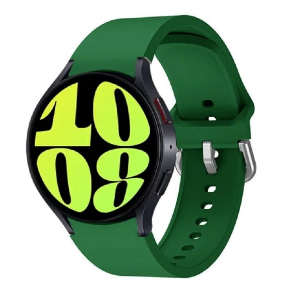 Řemínek na hodinky Samsung Galaxy Watch 4 Classic 42 mm 46 mm Gumový řemínek na hodinky zelená