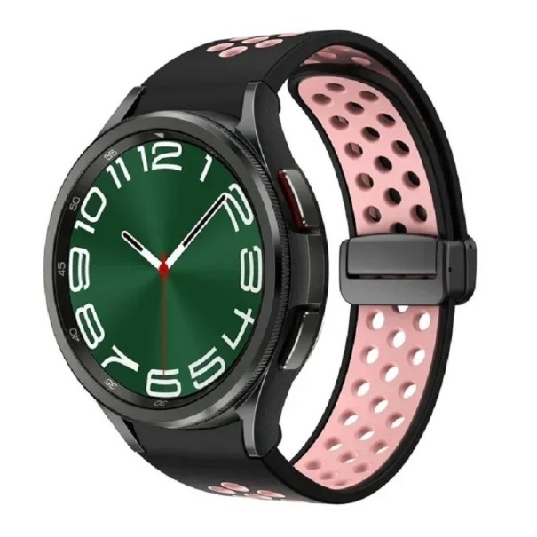 Řemínek na hodinky Samsung Galaxy Watch 4 Classic 42 mm Silikonový řemínek na hodinky růžová
