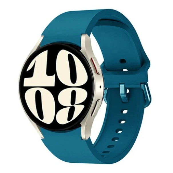 Řemínek na hodinky Samsung Galaxy Watch 5 40 mm 44 mm Gumový řemínek na hodinky modrá
