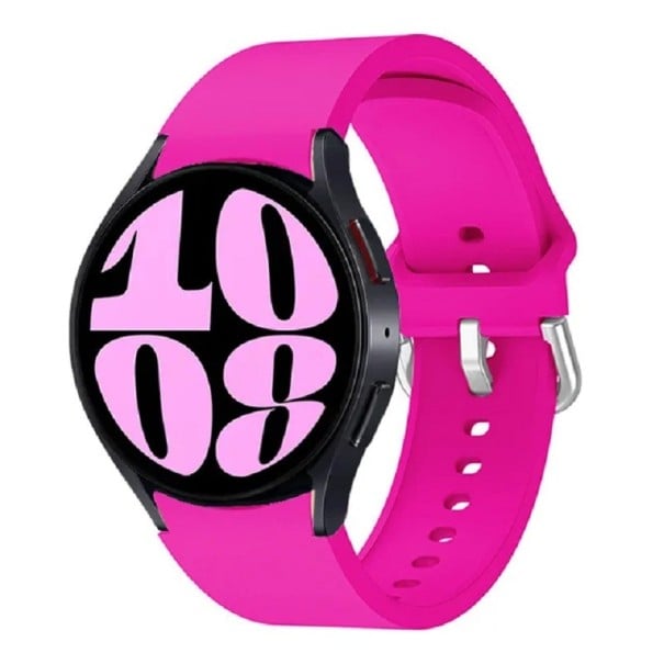 Řemínek na hodinky Samsung Galaxy Watch 6 Classic 43 mm 47 mm Gumový řemínek na hodinky tmavě růžová