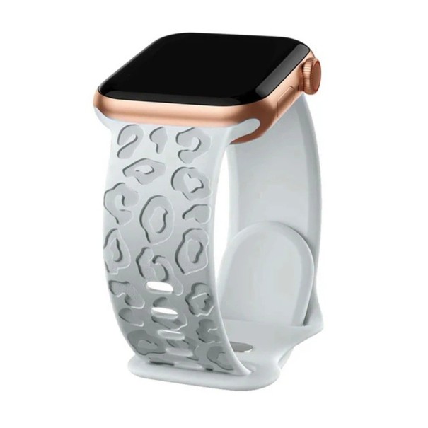 Řemínek pro Apple Watch S10 42 mm a Apple Watch 38 40 41 mm Silikonový pohodlný pásek Flexibilní odolný řemínek na chytré hodinky šedá