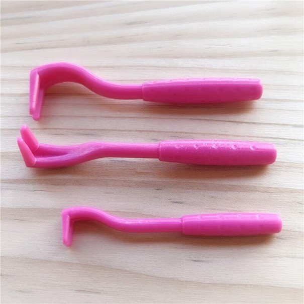 Removedor de carraças 3 pcs rosa escuro