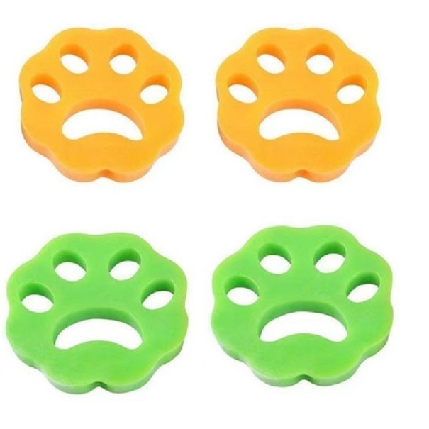 Removedor de pelos de animais para máquina de lavar 4 unid 1