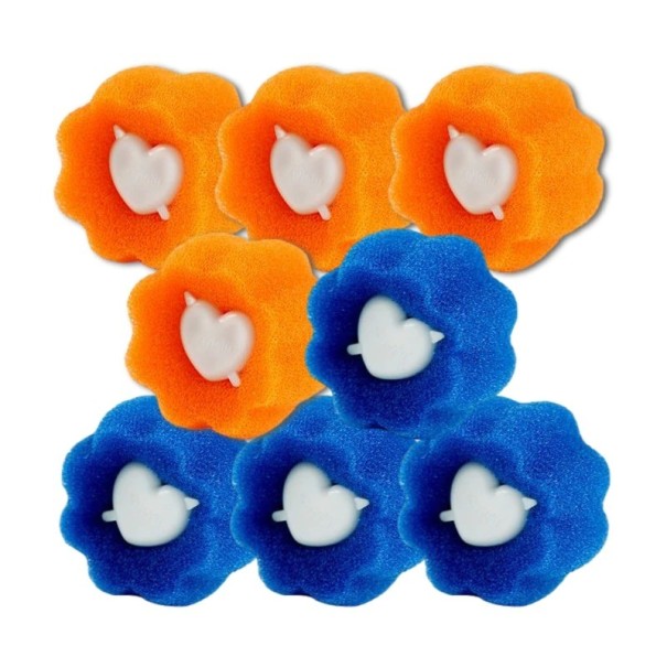 Removedor de pelos para máquina de lavar 8 pcs 3