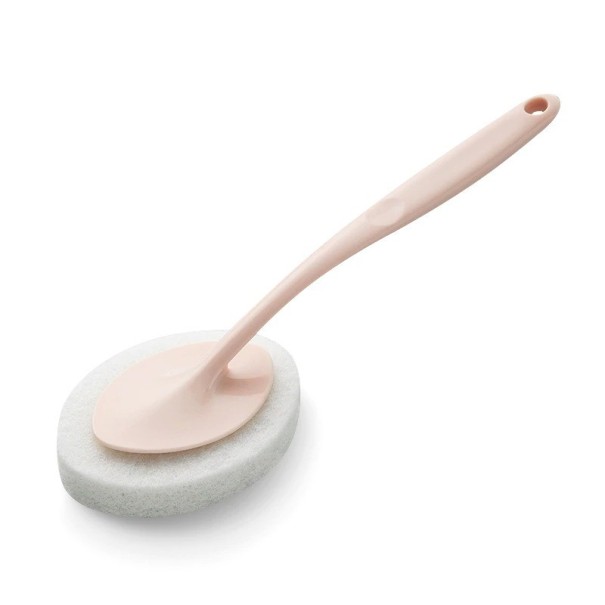 Rengøringssvamp med håndtag C1122 rosa