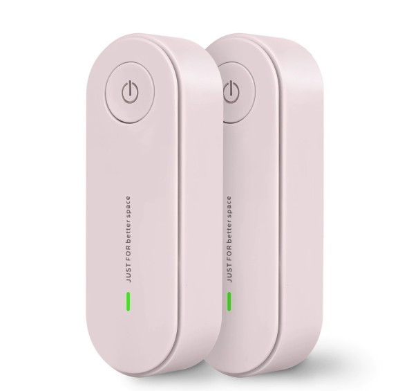 Repelente ultrassónico de insetos e ratos 2 pcs rosa