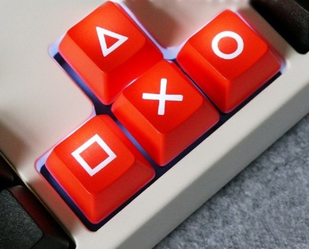 Replaceable Keys for K430 Keyboard red