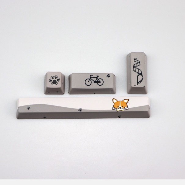 Replaceable Keys with Dog grey