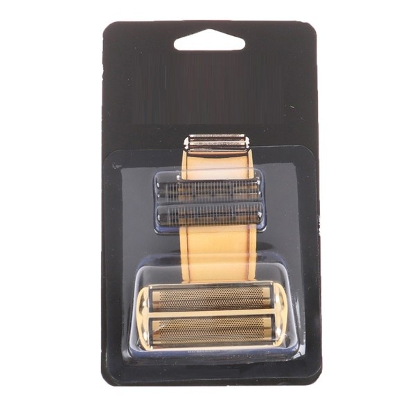 Replacement Blades for BaByliss Pro FoilFX02 FXRF2GE Interchangeable Blades for Hair and Beard Trimmers Replacement Heads with Blades 2 pcs gold