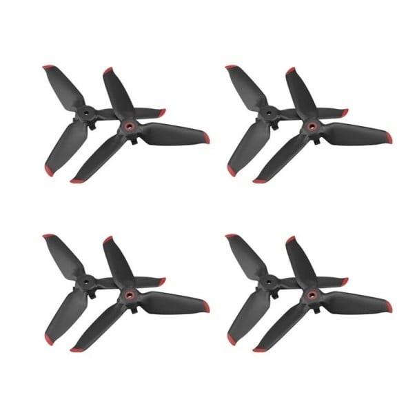 Replacement Propellers for DJI FPV Drone 4 Pairs K2705 red