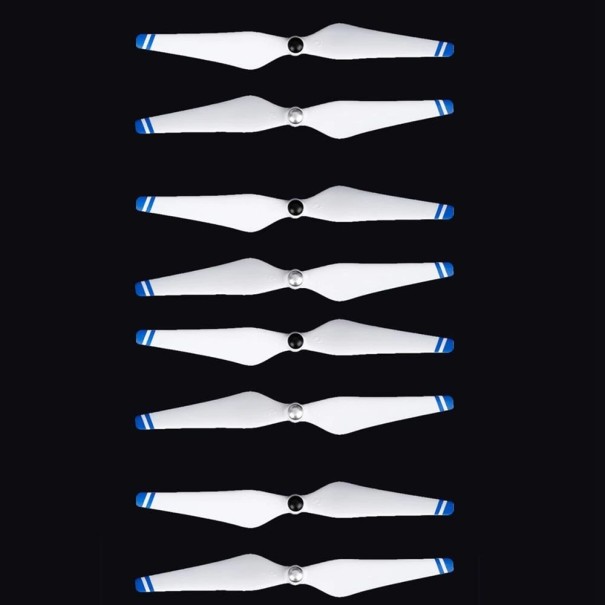 Replacement Propellers for DJI Phantom 3 Drone Set of 8 pieces for two complete replacements Plastic propellers with two types of hubs Backup 3