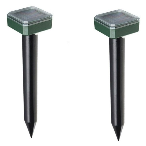 Repousseur de nuisibles ultrasonique solaire 2 pcs