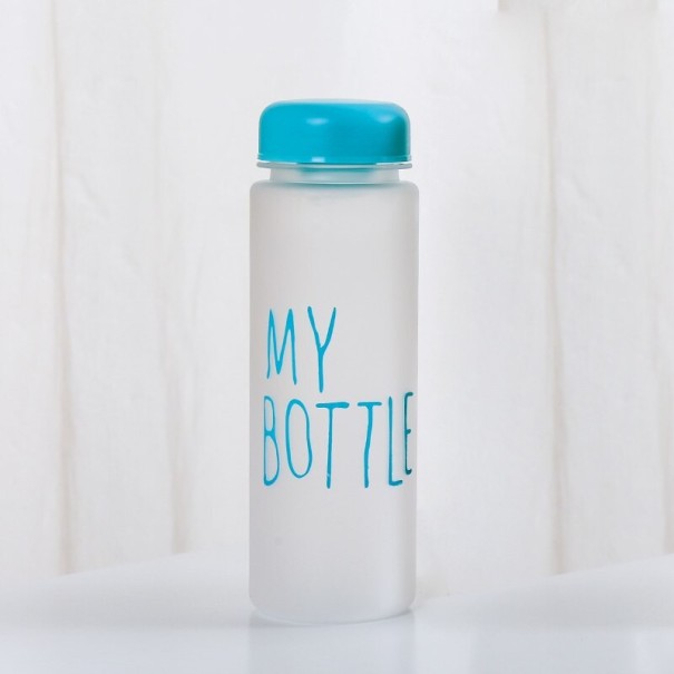 Reseflaska med inskription C188 blå 1