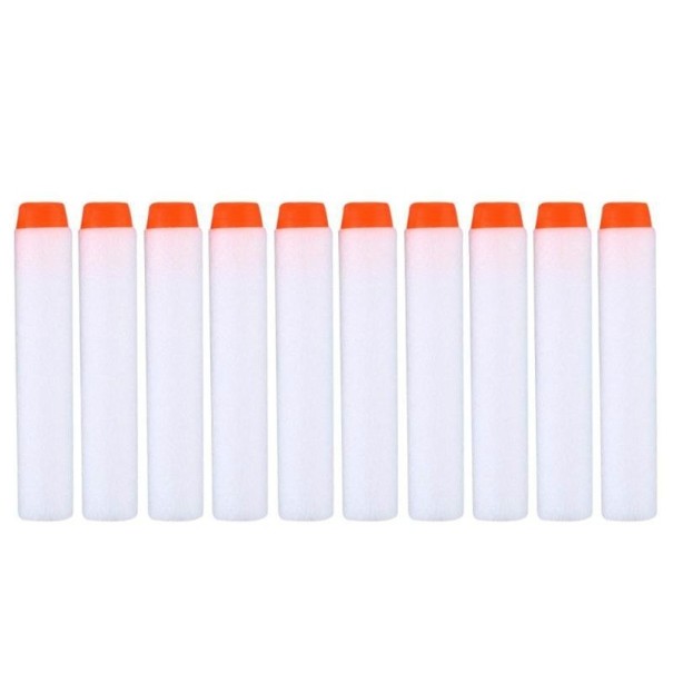 Reserve schuimpatronen 100 stuks wit