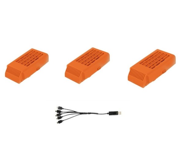 Reservebatteri til L900 Pro drone orange 3 stk