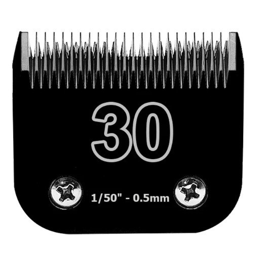 Reserveklippehoveder til Andis, Wahl, Oster, Furzone, Laube, Heiniger og Conair klippemaskiner. Professionelt stålhoved til dyreklipning. 0,5 mm. Model 30. 1
