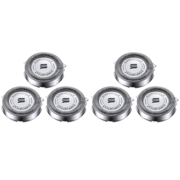 Reserveskærhoveder til Philips elektrisk barbermaskine SH30/50/52. Reserveblade, 6 stk. 1