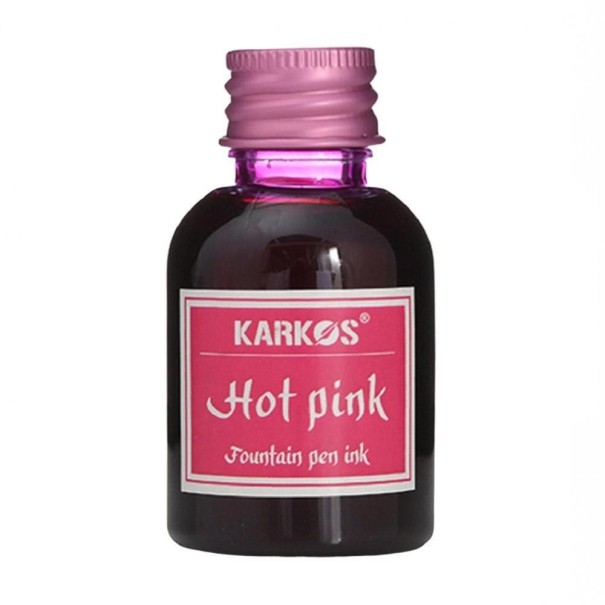 Reservoarpenna bläck på flaska rosa