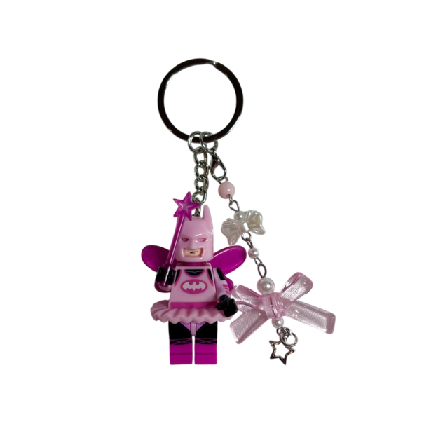 Resin Keyring Mini Figurine Decorative Keychain for Keys Backpack Handbag Stylish Accessory Gift for Children and Adults 1