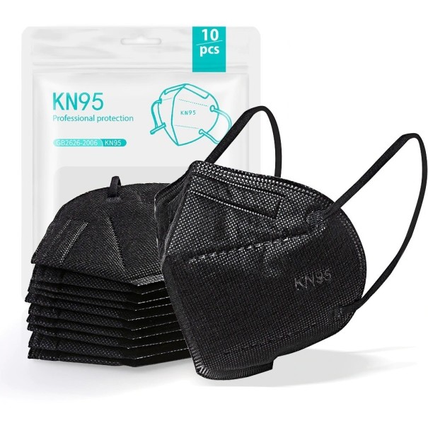 Respirateur FFP2 50 pièces noir