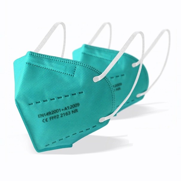 Respirátor FFP2 20 ks M507 tyrkysová