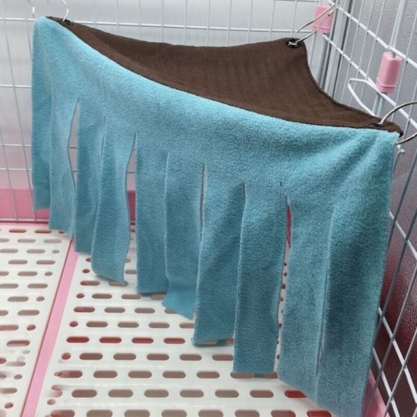 Resting Platform and Hammock for Rodents in Cage coffee brown