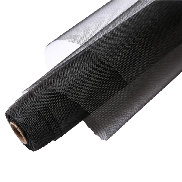 Rete per finestra contro gli insetti 120 x 400 cm Rete regolabile per finestra Rete per finestre contro le zanzare nero